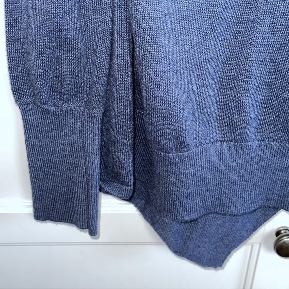 Abercrombie and Fitch Navy Blue Drape Waterfall Cardigan Small - Picture 8 of 12